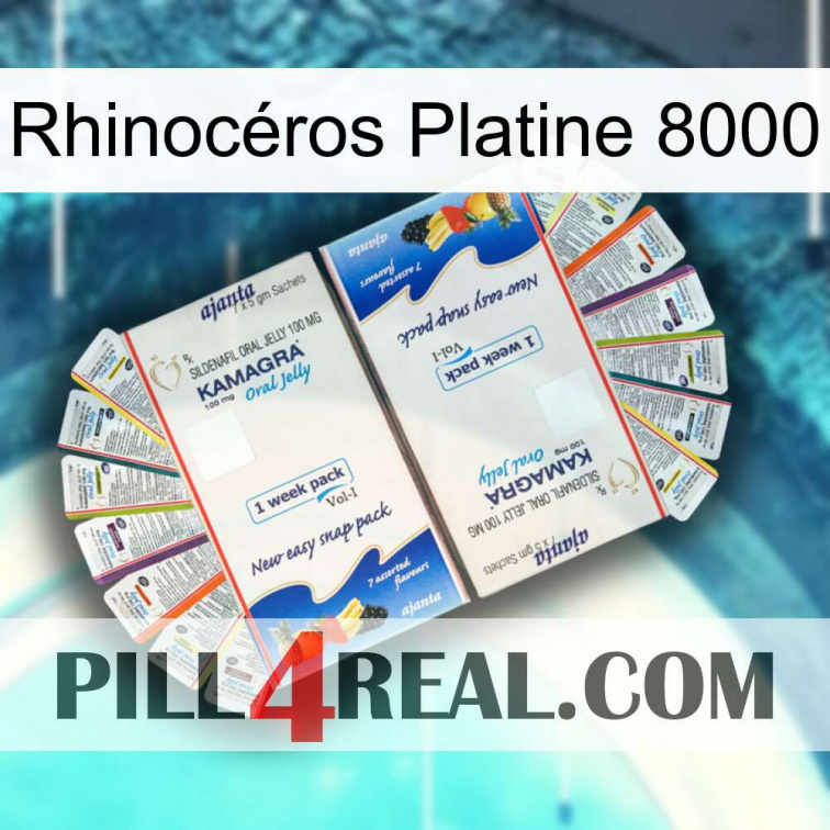 Rhinocéros Platine 8000 kamagra1